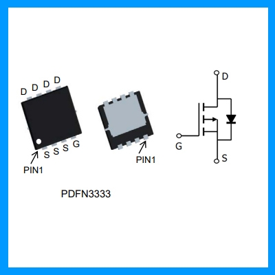 P溝道 DFN3X3-8封裝 MOS管