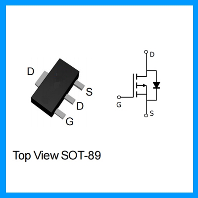 P溝道 SOP89封裝 MOS管